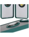 Kup Etui s držákem na prst Bizon Case Hybrid Ring pro Xiaomi Poco F6 kouřové s tmavě zeleným rámečkem - BIZ6186 - {ean13} - Sklep Home Screen