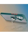 Kup Etui s držákem na prst Bizon Case Hybrid Ring pro Xiaomi Poco F6 kouřové s tmavě zeleným rámečkem - BIZ6186 - {ean13} - Sklep Home Screen
