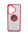 Kup Bizon Case Hybrid Ring Xiaomi Poco F6 rauchig mit einem roten Rahmen - BIZ6187 - {ean13} - Sklep Home Screen
