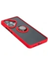 Kup Bizon Case Hybrid Ring Xiaomi Poco F6 rauchig mit einem roten Rahmen - BIZ6187 - {ean13} - Sklep Home Screen