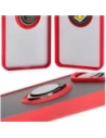 Kup Bizon Case Hybrid Ring Xiaomi Poco F6 rauchig mit einem roten Rahmen - BIZ6187 - {ean13} - Sklep Home Screen