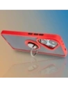 Kup Bizon Case Hybrid Ring Xiaomi Poco F6 rauchig mit einem roten Rahmen - BIZ6187 - {ean13} - Sklep Home Screen