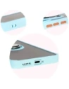 Kup Bizon Case Hybrid Ring Xiaomi Poco F6 smoky cu un cadru bleu deschis - BIZ6188 - {ean13} - Sklep Home Screen