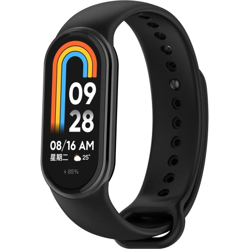 Kup Silikonový pásek Bizon Strap Watch Silicone pro Xiaomi Smart Band 9 / 9 NFC / 8 černý - BIZ6190 - {ean13} - Sklep Home Screen