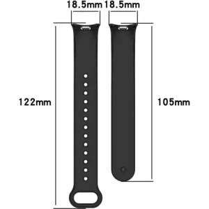 Kup Silikonový pásek Bizon Strap Watch Silicone pro Xiaomi Smart Band 9 / 9 NFC / 8 černý - BIZ6190 - {ean13} - Sklep Home Screen