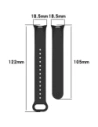 Kup Silikonový pásek Bizon Strap Watch Silicone pro Xiaomi Smart Band 9 / 9 NFC / 8 černý - BIZ6190 - {ean13} - Sklep Home Screen