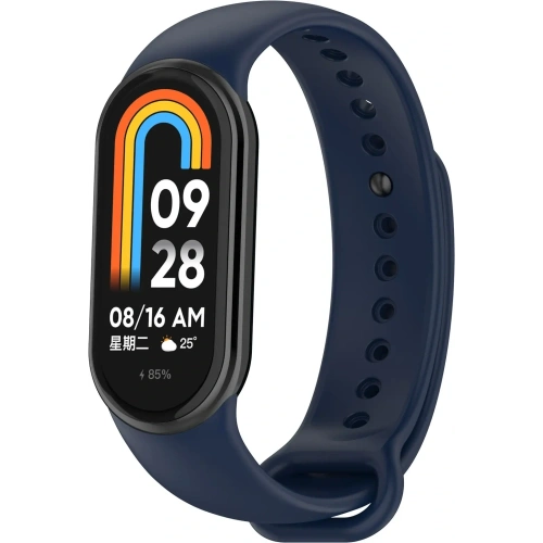 Kup Silikonový pásek Bizon Strap Watch Silicone do Xiaomi Smart Band 9 / 9 NFC / 8 modrý - BIZ6191 - {ean13} - Sklep Home Screen