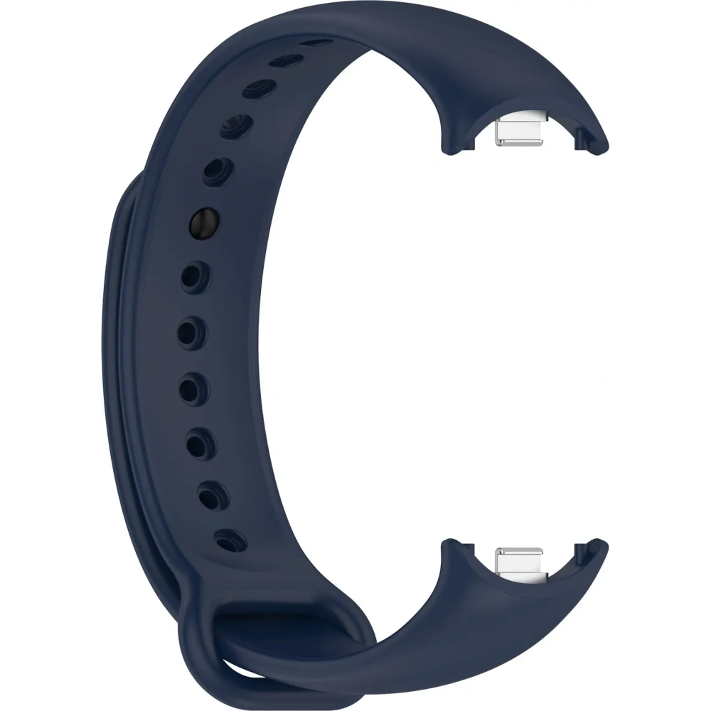 Silikonowy pasek Bizon Strap Watch Silicone do Xiaomi Smart Band 9 / 9 NFC / 8 granatowy