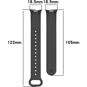 Kup Silikonový pásek Bizon Strap Watch Silicone pro Xiaomi Smart Band 9 / 9 NFC / 8 tmavě šedý - BIZ6192 - {ean13} - Sklep Home Screen
