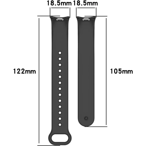 Kup Bizon Strap Uhr Silikon Xiaomi Smart Band 9 / 9 NFC / 8 dunkelgrau - BIZ6192 - {ean13} - Sklep Home Screen