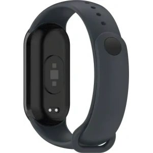 Kup Silikonový pásek Bizon Strap Watch Silicone pro Xiaomi Smart Band 9 / 9 NFC / 8 tmavě šedý - BIZ6192 - {ean13} - Sklep Home Screen