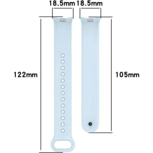 Kup Silikonový pásek Bizon Strap Watch Silicone do Xiaomi Smart Band 9 / 9 NFC / 8 jasně modrý - BIZ6193 - {ean13} - Sklep Home Screen