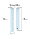 Kup Silikonowy pasek Bizon Strap Watch Silicone do Xiaomi Smart Band 9 / 9 NFC / 8 jasnoniebieski - BIZ6193 - {ean13} - Sklep Home Screen