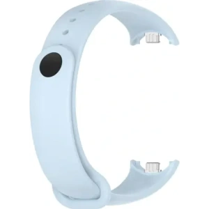 Silikonowy pasek Bizon Strap Watch Silicone do Xiaomi Smart Band 9 / 9 NFC / 8 jasnoniebieski