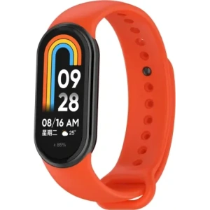 Kup Silikonový pásek Bizon Strap Watch Silicone do Xiaomi Smart Band 9 / 9 NFC / 8 oranžový - BIZ6194 - {ean13} - Sklep Home Screen