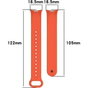 Kup Silikonový pásek Bizon Strap Watch Silicone do Xiaomi Smart Band 9 / 9 NFC / 8 oranžový - BIZ6194 - {ean13} - Sklep Home Screen