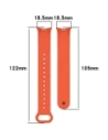 Kup Silikonowy pasek Bizon Strap Watch Silicone do Xiaomi Smart Band 9 / 9 NFC / 8 pomarańczowy - BIZ6194 - {ean13} - Sklep Home Screen