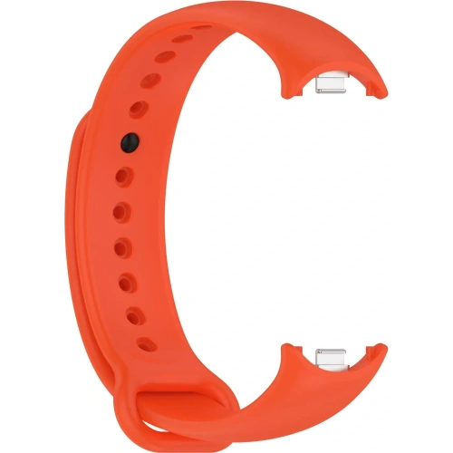 Kup Silikonowy pasek Bizon Strap Watch Silicone do Xiaomi Smart Band 9 / 9 NFC / 8 pomarańczowy - BIZ6194 - {ean13} - Sklep Home Screen