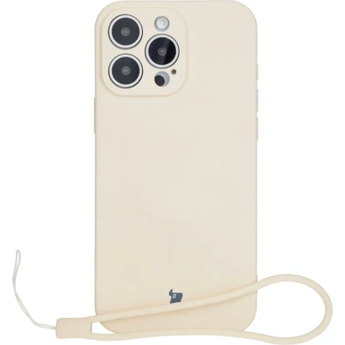 Kup Silikonový obal s magnetickým kroužkem Bizon Case Silicone Magnetic pro Apple iPhone 16 Pro Max béžový - BIZ6195 - {ean13} - Sklep Home Screen