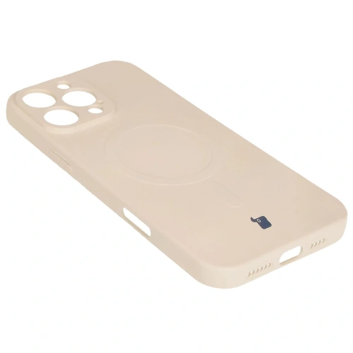 Kup Bizon Case Silicone Magnetic Apple iPhone 16 Pro bézs - BIZ6196 - {ean13} - Sklep Home Screen