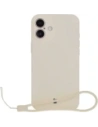 Silicone case with magnetic ring Bizon Case Silicone Magnetic for Apple iPhone 16 Plus beige