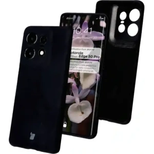 Kup Silikonowe etui Bizon Soft Case do Motorola Edge 50 Pro czarne - BIZ6198 - {ean13} - Sklep Home Screen
