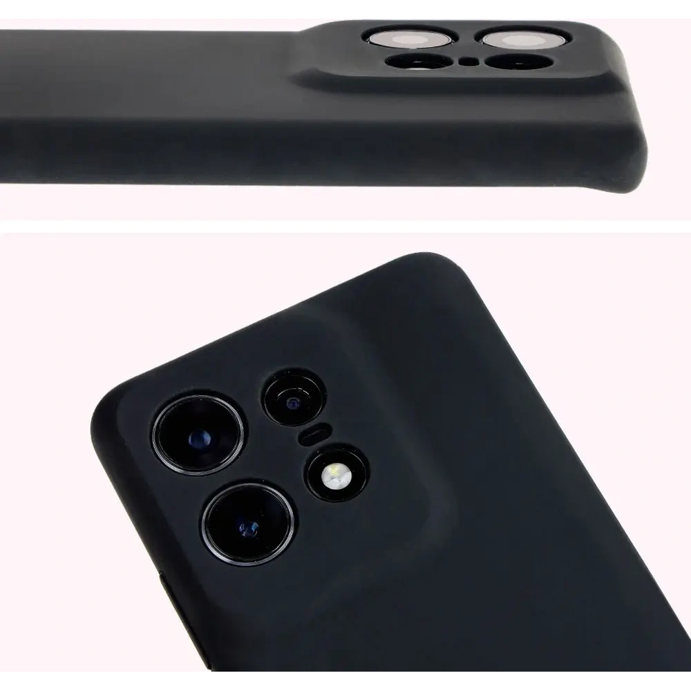 Silikonowe etui Bizon Soft Case do Motorola Edge 50 Pro czarne