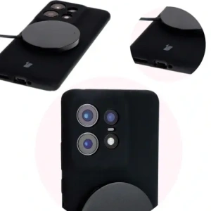 Kup Silikonowe etui Bizon Soft Case do Motorola Edge 50 Pro czarne - BIZ6198 - {ean13} - Sklep Home Screen