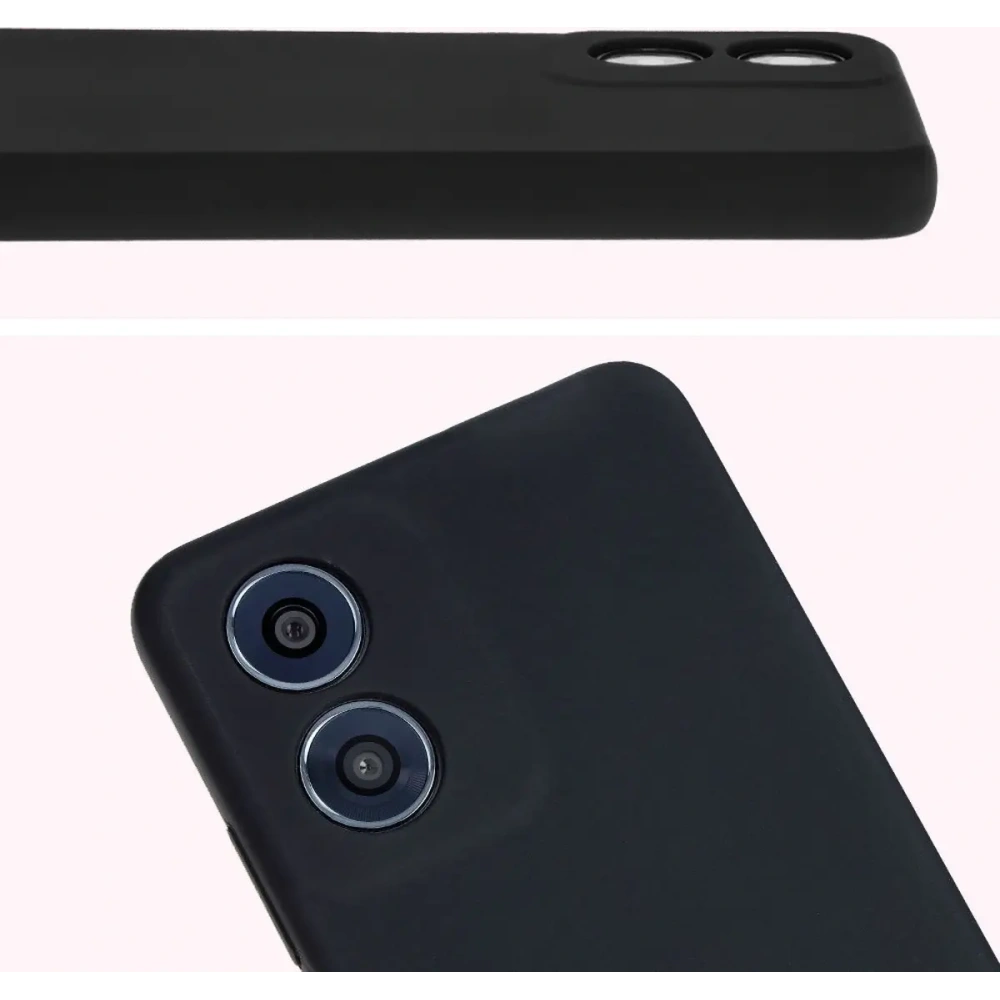 Silikonowe etui Bizon Soft Case do Motorola Moto G04 czarne