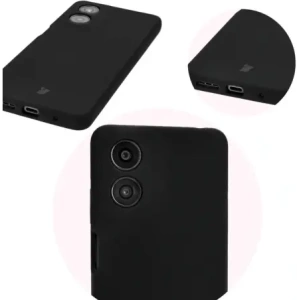Kup Silikonowe etui Bizon Soft Case do Motorola Moto G04 czarne - BIZ6199 - {ean13} - Sklep Home Screen