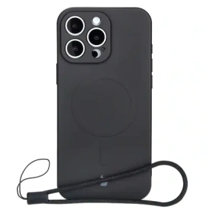 Buy Bizon Case Silicone Magnetic Apple iPhone 16 Pro black - BIZ6202 - {ean13} - Home Screen Store Europe