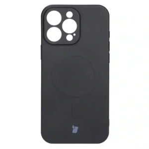 Kup Silikonowe etui z pierścieniem magnetycznym Bizon Case Silicone Magnetic do Apple iPhone 16 Pro czarne - BIZ6202 - {ean13} - Sklep Home Screen