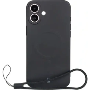 Kup Silikonové pouzdro s magnetickým kroužkem Bizon Case Silicone Magnetic pro Apple iPhone 16 černé - BIZ6203 - {ean13} - Sklep Home Screen