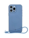 Bizon Case Silicone Magnetic Apple iPhone 16 Pro Max navy blue