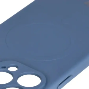 Kup Silikonowe etui z pierścieniem magnetycznym Bizon Case Silicone Magnetic do Apple iPhone 16 Pro granatowe - BIZ6206 - {ean13} - Sklep Home Screen