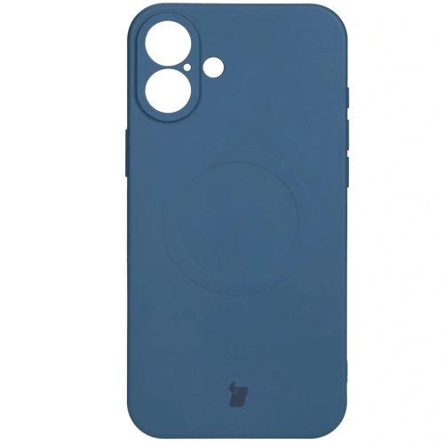 Kup Bizon Case Szilikon Magnetic Apple iPhone 16 sötétkék - BIZ6207 - {ean13} - Sklep Home Screen