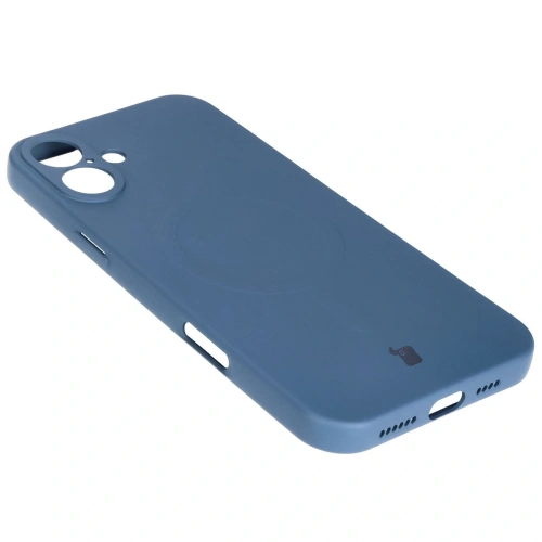 Kup Silikonové pouzdro s magnetickým kroužkem Bizon Case Silicone Magnetic pro Apple iPhone 16 Plus tmavě modré - BIZ6208 - {ean13} - Sklep Home Screen