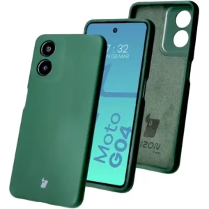 Kup Silikonowe etui Bizon Soft Case do Motorola Moto G04 ciemnozielone - BIZ6209 - {ean13} - Sklep Home Screen