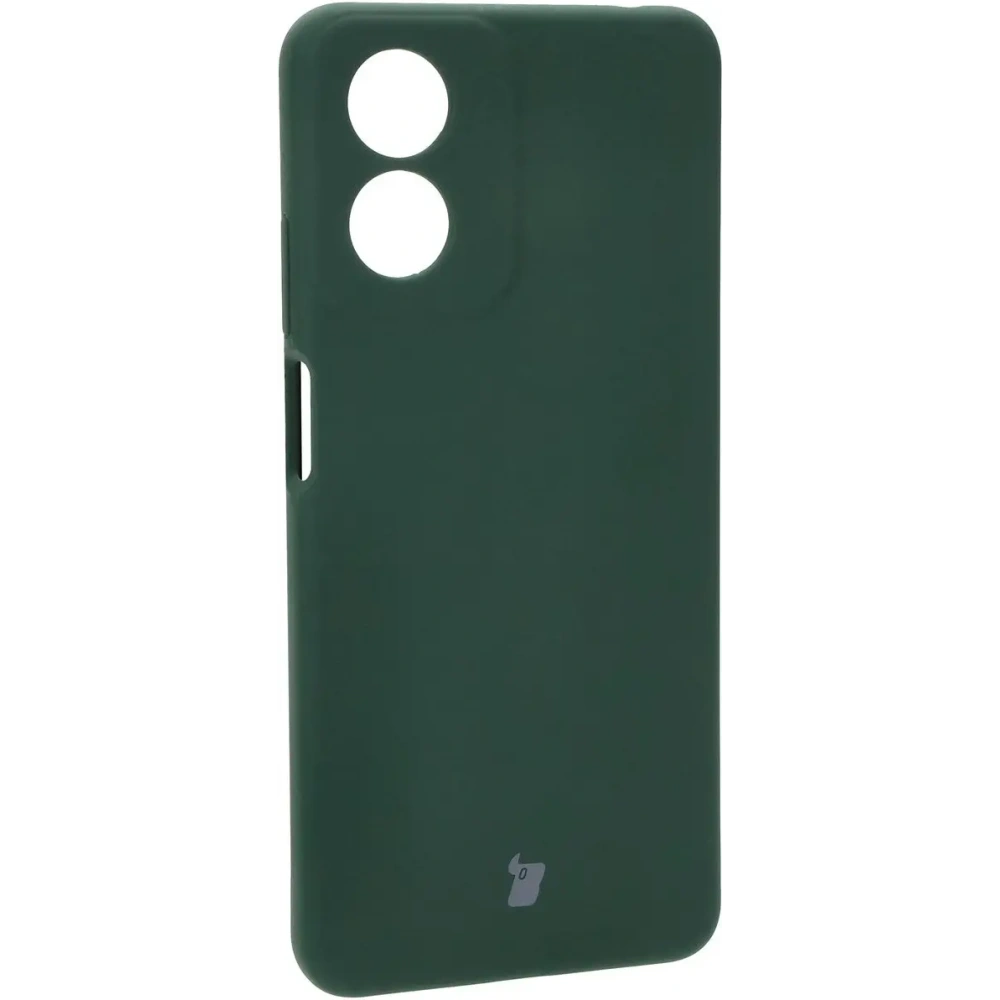 Silikonowe etui Bizon Soft Case do Motorola Moto G04 ciemnozielone