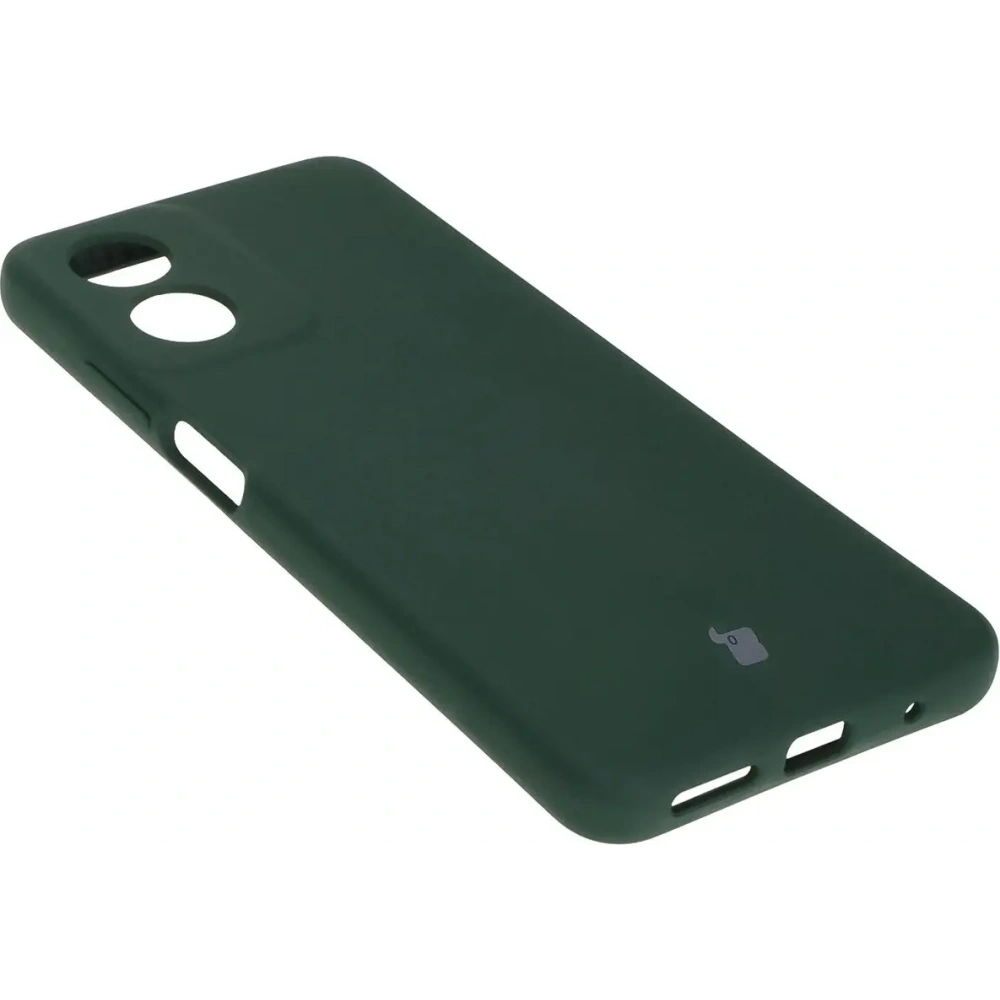 Silikonowe etui Bizon Soft Case do Motorola Moto G04 ciemnozielone