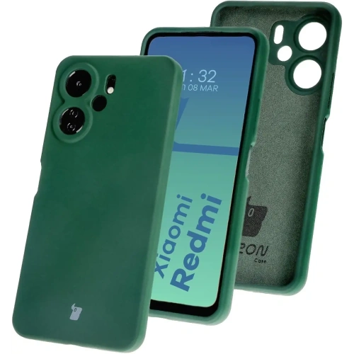 Kup Bizon Soft Case Xiaomi Redmi 13C 4G / Xiaomi Redmi 13C 5G / Xiaomi Poco C65 dunkelgrün - BIZ6210 - {ean13} - Sklep Home Screen