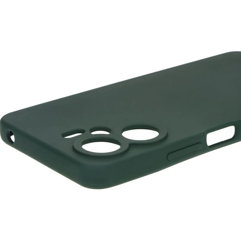 Silikonowe etui Bizon Soft Case do Xiaomi Redmi 13C 4G / Xiaomi Redmi 13C 5G / Xiaomi Poco C65 ciemnozielone