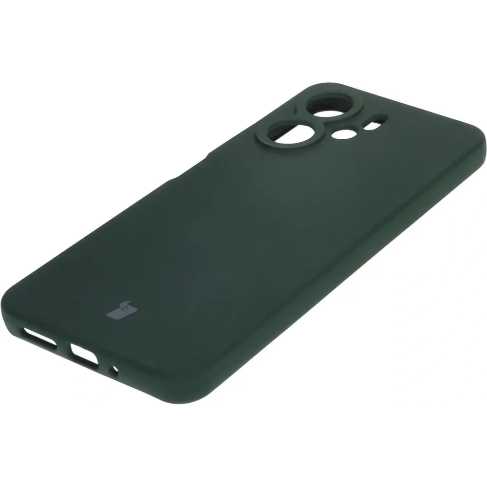 Silikonowe etui Bizon Soft Case do Xiaomi Redmi 13C 4G / Xiaomi Redmi 13C 5G / Xiaomi Poco C65 ciemnozielone