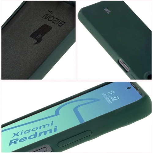Kup Bizon Soft Case Xiaomi Redmi 13C 4G / Xiaomi Redmi 13C 5G / Xiaomi Poco C65 dunkelgrün - BIZ6210 - {ean13} - Sklep Home Screen