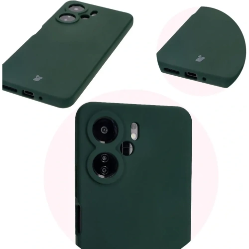 Kup Silikonové pouzdro Bizon Soft Case pro Xiaomi Redmi 13C 4G / Xiaomi Redmi 13C 5G / Xiaomi Poco C65 tmavě zelené - BIZ6210 - {ean13} - Sklep Home Screen