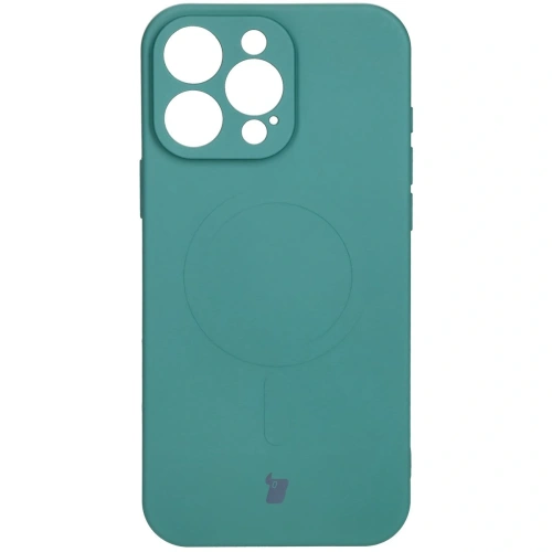 Kup Bizon Case Silikon Magnetic Apple iPhone 16 Pro Max dunkelgrün - BIZ6211 - {ean13} - Sklep Home Screen