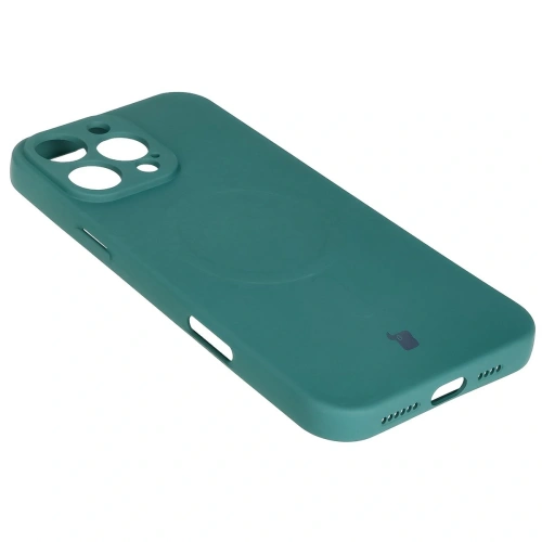 Kup Bizon Case Silikon Magnetic Apple iPhone 16 Pro dunkelgrün - BIZ6212 - {ean13} - Sklep Home Screen