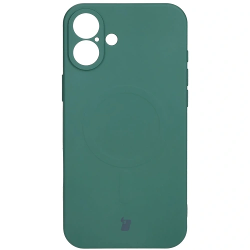 Kup Bizon Case Silikon Magnetic Apple iPhone 16 dunkelgrün - BIZ6213 - {ean13} - Sklep Home Screen