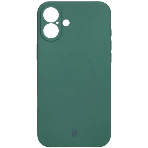 Kup Bizon Case Silikon Magnetic Apple iPhone 16 Plus dunkelgrün - BIZ6214 - {ean13} - Sklep Home Screen