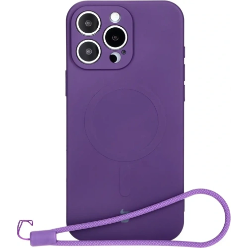 Kup Bizon Case Silikon Magnetic Apple iPhone 16 Pro Max Pflaume - BIZ6215 - {ean13} - Sklep Home Screen